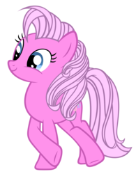 Size: 5000x6404 | Tagged: safe, artist:tzolkine, pinkie pie (g3), earth pony, pony, g3, g4, absurd resolution, cute, female, g3 diapinkes, g3 to g4, generation leap, mare, simple background, smiling, straight hair, straight mane, straight tail, transparent background, vector