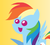 Size: 166x149 | Tagged: safe, artist:inkrose98, rainbow dash, g4, pointy ponies