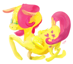 Size: 800x699 | Tagged: safe, artist:cutebrows, fluttershy, g4, abstract