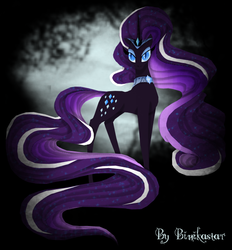 Size: 600x647 | Tagged: safe, artist:binikastar, nightmare rarity, g4, spoiler:comic, female, solo