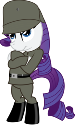 Size: 6003x9965 | Tagged: safe, artist:baka-neku, rarity, g4, absurd resolution, female, galactic empire, simple background, solo, star wars, transparent background, vector