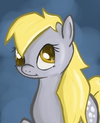 Size: 500x613 | Tagged: safe, artist:amazome, artist:sparkyplx, derpy hooves, pegasus, pony, g4, doodle, female, mare, solo