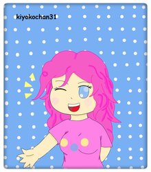 Size: 839x953 | Tagged: safe, artist:kiyokochan31, pinkie pie, human, g4, female, humanized, solo