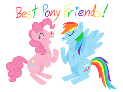 Size: 1280x953 | Tagged: safe, artist:thirdrowcomics, pinkie pie, rainbow dash, g4, best pony friends