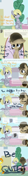 Size: 465x2819 | Tagged: safe, artist:lilliesinthegarden, derpy hooves, doctor whooves, time turner, oc, pegasus, pony, g4, ask, cafe, comic, cute, female, fountain, mare, nurse turner, pregnant, saddle bag, tumblr, yelling