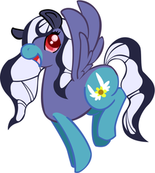 Size: 527x587 | Tagged: safe, artist:bronybox, butterfree, pokémon, ponified