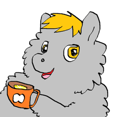 Size: 894x845 | Tagged: safe, fluffy pony, fluffy pony original art, tea