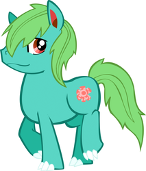 Size: 579x680 | Tagged: safe, artist:bronybox, venusaur, pokémon, ponified