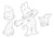 Size: 1280x901 | Tagged: safe, artist:secoh2000, spike, g4, facial expressions, lineart, simple background, sketch dump, white background