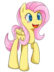 Size: 1050x1400 | Tagged: safe, artist:zokkili, fluttershy, g4, colored eyelashes, female, solo