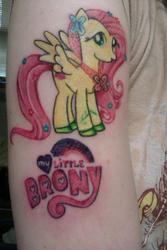 Size: 480x720 | Tagged: safe, fluttershy, g4, photo, tattoo