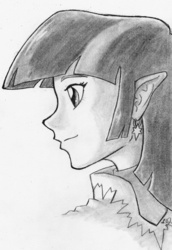 Size: 1034x1501 | Tagged: safe, artist:dj-black-n-white, twilight sparkle, human, g4, female, humanized, monochrome, solo, traditional art