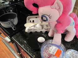 Size: 1280x960 | Tagged: safe, artist:template93, pinkie pie, g4, cooking, irl, photo, plushie, solo