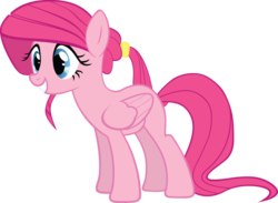 Size: 900x658 | Tagged: safe, artist:aaramus, fluttershy, pinkie pie, pegasus, pony, g4, female, palette swap, ponytail, simple background, solo, transparent background, vector