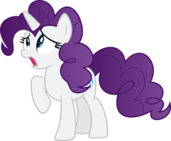 Size: 814x672 | Tagged: safe, artist:sourspot, rarity, g4, alternate hairstyle, female, simple background, solo, transparent background, vector