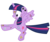 Size: 5942x4964 | Tagged: safe, artist:esipode, twilight sparkle, alicorn, pony, g4, absurd resolution, cutie pox, female, mare, simple background, solo, spread wings, transparent background, twilight sparkle (alicorn), vector, wings