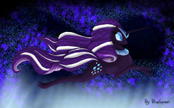 Size: 1024x633 | Tagged: safe, artist:binikastar, nightmare rarity, g4, spoiler:comic, female, solo