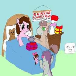 Size: 500x500 | Tagged: safe, artist:shinta-girl, oc, oc only, oc:shinta pony, spanish