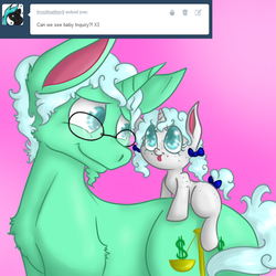 Size: 750x750 | Tagged: safe, artist:askinquiry, oc, oc only, pony, ask inquiry, baby, baby pony, inquiry, tumblr