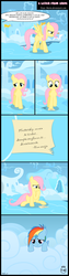 Size: 1020x4020 | Tagged: safe, artist:toxic-mario, fluttershy, rainbow dash, g4, comic, filly, spanish, translation