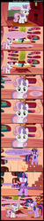 Size: 1000x5000 | Tagged: safe, artist:nicoboss143, sweetie belle, twilight sparkle, g4, alicorn amulet, comic, spanish, this will end in tears, translation