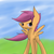 Size: 2600x2600 | Tagged: safe, artist:flashiest lightning, scootaloo, g4, female, older, solo, teenager