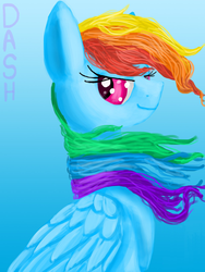 Size: 1024x1365 | Tagged: safe, artist:shadow-wolf32, rainbow dash, g4, female, solo