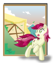 Size: 2541x3000 | Tagged: safe, artist:danmakuman, roseluck, earth pony, pony, g4, female, solo