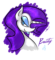 Size: 1681x1833 | Tagged: safe, artist:saliantsunbreeze, rarity, g4, female, portrait, solo