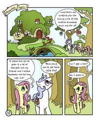 Size: 800x971 | Tagged: safe, artist:doodlesnap, fluttershy, oc, comic:chivalry, g4, comic