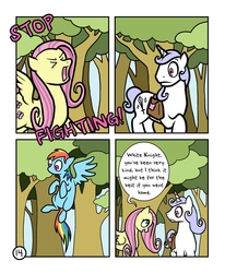 Size: 800x971 | Tagged: safe, artist:doodlesnap, fluttershy, rainbow dash, oc, comic:chivalry, g4, comic