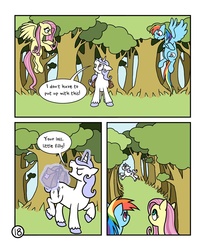 Size: 800x971 | Tagged: safe, artist:doodlesnap, fluttershy, rainbow dash, oc, comic:chivalry, g4, comic