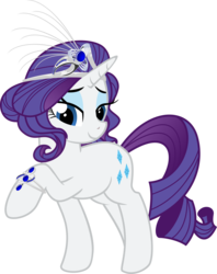 Size: 3401x4289 | Tagged: safe, artist:up1ter, rarity, g4, alternate hairstyle, female, high res, simple background, solo, transparent background, vector