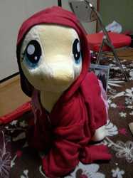 Size: 500x667 | Tagged: safe, artist:futtedoll, fluttershy, g4, clothes, hoodie, irl, photo, plushie