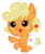 Size: 283x340 | Tagged: safe, artist:very-very-valuable, applejack, g4, baby, babyjack, diaper, female, foal, simple background, sitting, solo, transparent background, vector