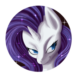 Size: 1283x1283 | Tagged: safe, artist:fauxsquared, rarity, g4, female, grin, solo