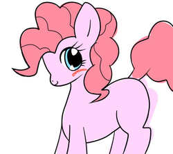 Size: 543x483 | Tagged: safe, artist:yuutu, pinkie pie, g4, blushing, female, solo