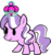 Size: 400x430 | Tagged: safe, artist:magerblutooth, diamond tiara, g4, crossover, female, paper, paper mario, paper mario: sticker star, paper pony, royal stickers, simple background, solo, transparent background