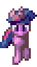 Size: 54x84 | Tagged: safe, artist:pix3m, twilight sparkle, pony, unicorn, g4, 16-bit, animated, female, lowres, mare, pixel art, simple background, solo, sprite, tiny, transparent background, trotting, trotting in place, walk cycle, walking