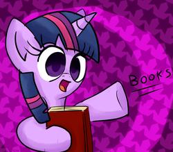 Size: 700x612 | Tagged: safe, artist:senx, twilight sparkle, g4, book, female, solo