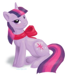 Size: 772x870 | Tagged: safe, artist:northern lights, twilight sparkle, g4, bow, present