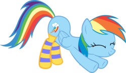 Size: 5000x2906 | Tagged: safe, artist:artpwny, rainbow dash, pegasus, pony, g4, clothes, cute, eyes closed, female, high res, iwtcird, mare, simple background, socks, solo, stretching, striped socks, transparent background, vector