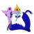 Size: 5000x5000 | Tagged: safe, artist:tzolkine, twilight sparkle, alicorn, pony, g4, absurd resolution, adventure time, crossover, female, ice king, male, mare, simple background, transparent background, twilight sparkle (alicorn), vector