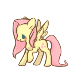 Size: 500x500 | Tagged: safe, artist:wolfwings, fluttershy, g4, female, pixiv, solo