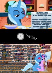 Size: 1280x1800 | Tagged: safe, artist:navitaserussirus, trixie, twilight sparkle, g4, crying, cute, diatrixes, engineer, engineer (tf2), female, lesbian, lol, ocular gushers, shame, ship:twixie, shipping, team fortress 2, the walking dead