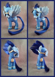 Size: 1024x1433 | Tagged: safe, artist:hannaliten, soarin', g4, customized toy, toy