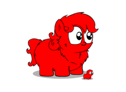 Size: 1000x727 | Tagged: safe, artist:peanutbutter, fluffy pony, fluffy pony foal, fluffy pony mother