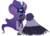 Size: 776x554 | Tagged: safe, artist:senwyn1, idw, nightmare rarity, g4, clothes, dress, female, simple background, solo, transparent background, vector