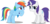 Size: 8676x4246 | Tagged: safe, artist:austiniousi, rainbow dash, rarity, pegasus, pony, unicorn, g4, absurd resolution, alternate hairstyle, duckface, duo, duo female, female, mare, pouting, simple background, transparent background, vector