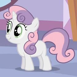 Size: 512x512 | Tagged: safe, screencap, sweetie belle, pony, unicorn, g4, female, filly, foal, scrunchy face, solo